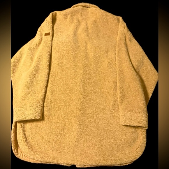 Roxy women’s size xl Over and Out tan sherpa fleece long shacket - Picture 2 of 3